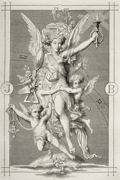 The Spirit of the Masons, engraved by Stephane Pannemaker by French School